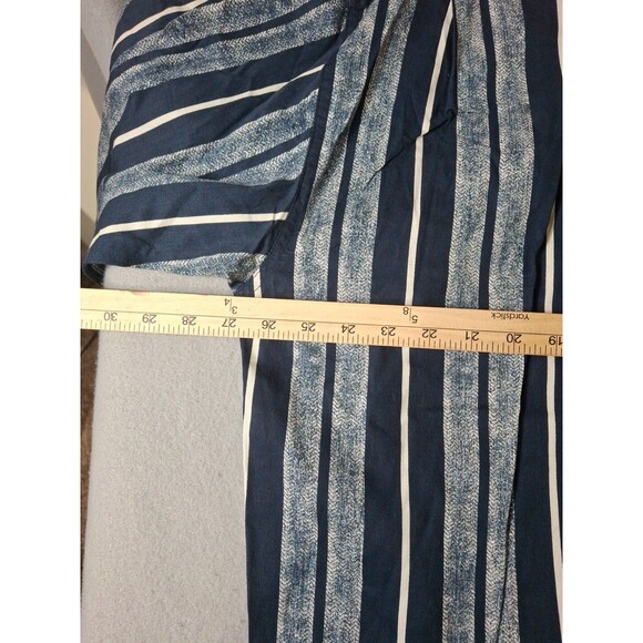 Quarry Canyon Chambray Shirt Mens XL Blue Stripes Button up Cowboy Western - Picture 8 of 8